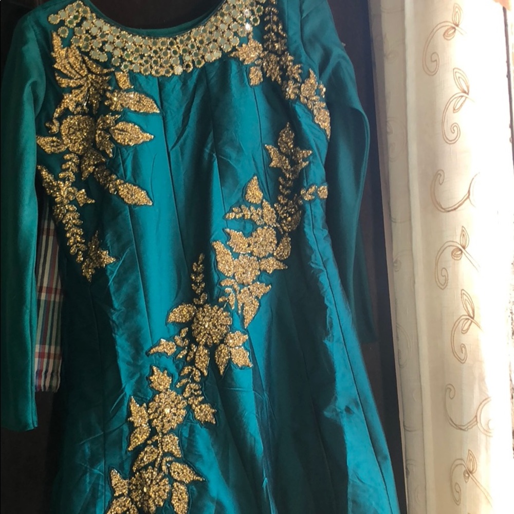 2pic long dress